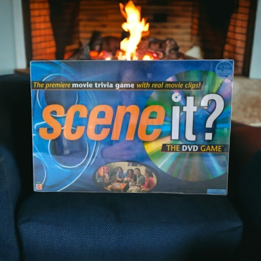 Scene It? The DVD Game Sealed New 2003 Movie Trivia Board Game Mattel Family Fun